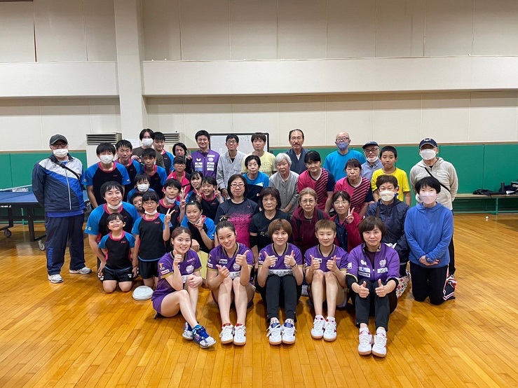 壱球卓球センターで卓球教室を開催しました
